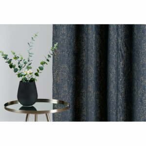 Tmavomodrý/sivý záves 135x280 cm Wayland – Mendola Fabrics