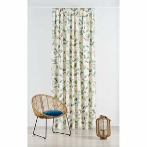 Zelený/krémovobiely zatemňovací záves 210x260 cm Maui – Mendola Fabrics