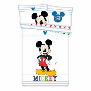 Bavlnené detské obliečky do postieľky 100x135 cm Mickey – Jerry Fabrics