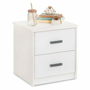 Biely nočný stolík Classic – Kalune Design