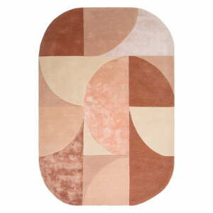 Ružový vlnený koberec 160x230 cm Earth – Asiatic Carpets
