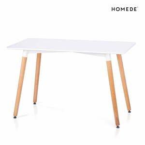 Jedálenský stôl s bielou doskou 80x120 cm Elle – Homede