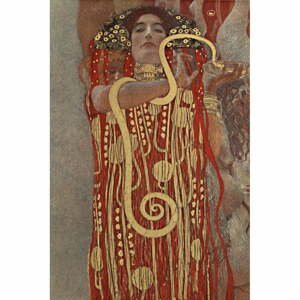 Obraz - reprodukcia 60x90 cm Hygieia, Gustav Klimt – Fedkolor