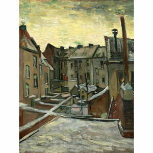 Obraz - reprodukcia 50x70 cm Houses Seen from the Back, Vincent van Gogh – Fedkolor