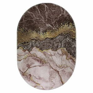 Hnedý/v zlatej farbe umývateľný koberec 160x230 cm – Vitaus
