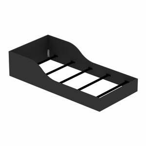 Čierna jednolôžková posteľ 90x190 cm Oya – Kalune Design