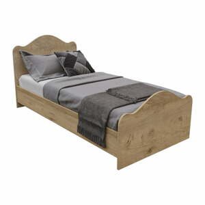 V prírodnej farbe jednolôžková posteľ 90x190 cm Lefkas – Kalune Design