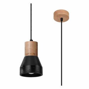Čierne závesné svietidlo ø 12 cm Valentina – Nice Lamps