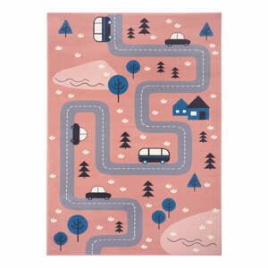 Ružový detský koberec 80x150 cm Adventures – Hanse Home