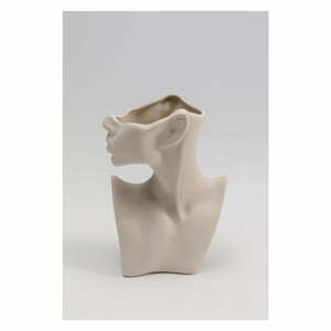 Béžová keramická ručne maľovaná váza Body Art – Kare Design
