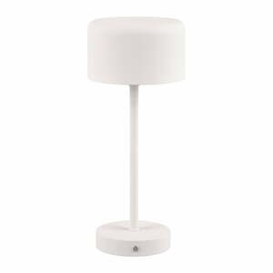 Biela LED stolová lampa so stmievačom (výška  30 cm) Jeff – Trio