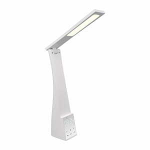 Biela LED stolová lampa s časovačom (výška  45 cm) Linus – Trio