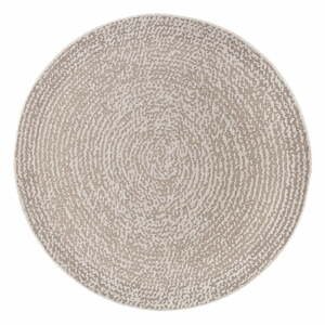 Krémovobiely okrúhly koberec ø 120 cm Desert – Hanse Home