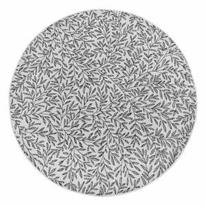 Čierno-biely okrúhly koberec ø 160 cm Twig – Hanse Home