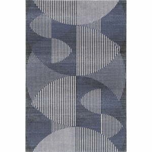 Tmavomodrý vlnený koberec 133x180 cm Shades – Agnella