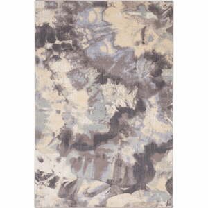Krémovo-sivý vlnený koberec 200x300 cm Taya – Agnella
