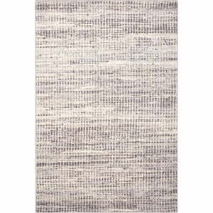 Krémovobiely vlnený koberec 160x240 cm Striped – Agnella