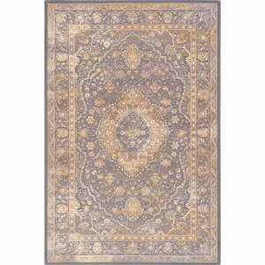Béžovo-sivý vlnený koberec 100x180 cm Zana – Agnella