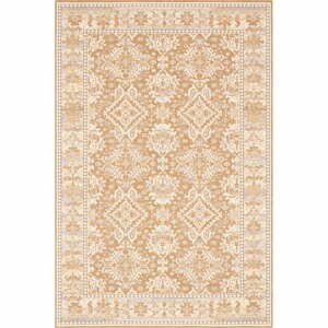 Svetlohnedý vlnený koberec 200x300 cm Carol – Agnella