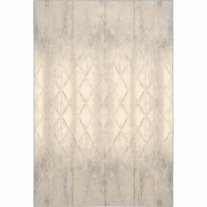 Krémovobiely vlnený koberec 133x180 cm Colette – Agnella
