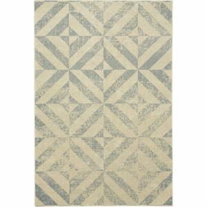 Béžový vlnený koberec 160x240 cm Tile – Agnella