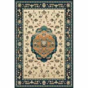 Béžovo-zelený vlnený koberec 200x300 cm Tonati - Agnella