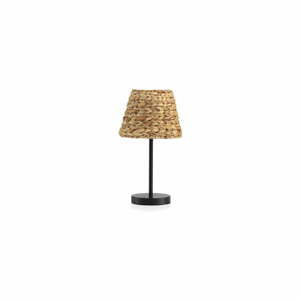 V prírodnej farbe stolová lampa s tienidlom z juty (výška  44 cm) Jasmin – Geese