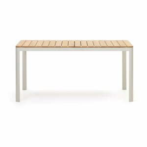 Hliníkový záhradný jedálenský stôl 90x163 cm Bona – Kave Home