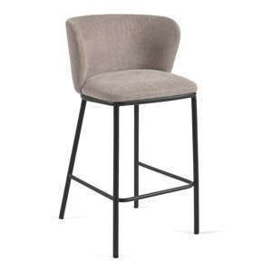 Svetlohnedé barové stoličky v súprave 2 ks 92 cm Ciselia – Kave Home