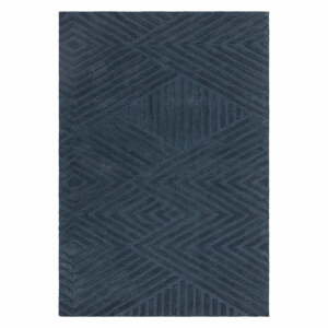 Tmavomodrý vlnený koberec 120x170 cm Hague – Asiatic Carpets