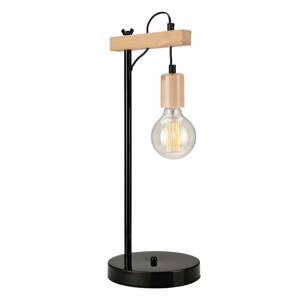 Stolová lampa v prírodnej farbe (výška  56 cm) Leon – LAMKUR