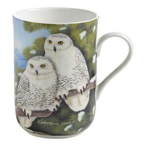Hrnček z kostného porcelánu Maxwell & Williams Birds Owls, 350 ml