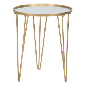 Okrúhly konferenčný stolík v zlatej farbe ø 40 cm Glam – Mauro Ferretti