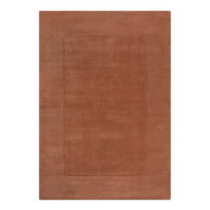Vlnený koberec v tehlovej farbe 120x170 cm – Flair Rugs