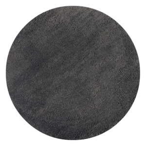 Antracitovosivý okrúhly koberec 133x133 cm – Flair Rugs