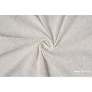 Biela záclona 140x260 cm Diamante - Mendola Fabrics