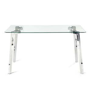 Jedálenský stôl so sklenenou doskou 80x140 cm – Tomasucci