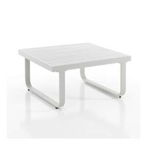 Biely hliníkový konferenčný stolík 80x80 cm – Tomasucci