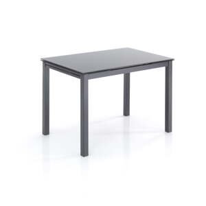Rozkladací jedálenský stôl so sklenenou doskou 70x110 cm – Tomasucci