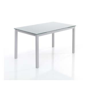 Rozkladací jedálenský stôl so sklenenou doskou 80x140 cm – Tomasucci
