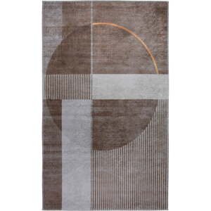 Svetlohnedý umývateľný koberec 120x160 cm – Vitaus
