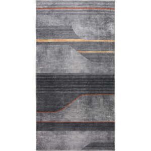 Sivý umývateľný koberec 120x160 cm – Vitaus