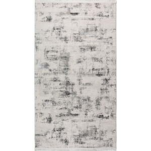 Sivý/krémovobiely umývateľný koberec 80x300 cm Gri – Vitaus
