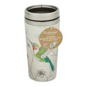 Zelený/sivý cestovný hrnček 500 ml Hummingbirds – Cooksmart ®