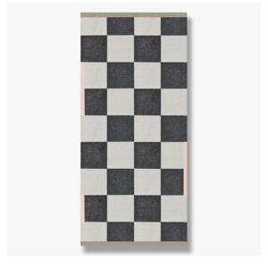 Čiernobiely prateľný koberec 70x150 cm Square - Mette Ditmer Denmark