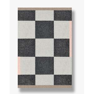 Čiernobiely prateľný koberec 55x80 cm Square - Mette Ditmer Denmark