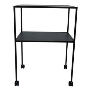 Kovový servírovací stolík na kolieskach 40x60 cm Trolly – Spinder Design