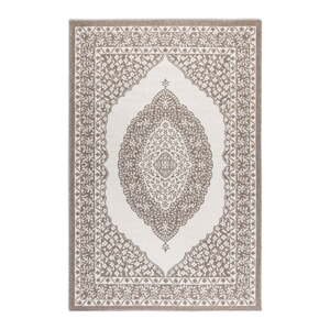 Hnedý/krémovobiely vonkajší koberec 160x230 cm Gemini – Elle Decoration