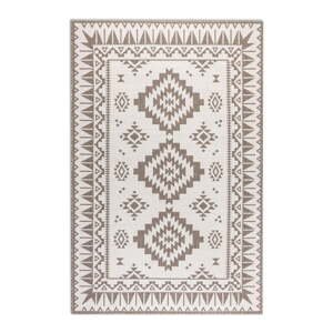 Hnedý/krémovobiely vonkajší koberec 120x170 cm Gemini – Elle Decoration