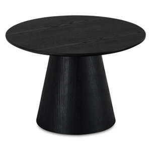Čierny konferenčný stolík v dekore duba ø 60 cm Tango – Furnhouse